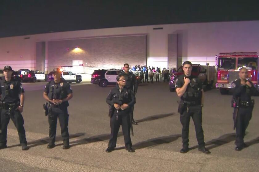 A major disturbance involving hundreds of juveniles forced a busy shopping mall in Carson to close Saturday night. Authorities received reports of the large gathering at the SouthBay Pavilion Mall