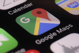 FILE - The Google Maps app is seen on a smartphone, March 22, 2017, in New York. On Tuesday, Sept. 19, 2023, the family of a North Carolina man who died after driving his car off a collapsed bridge while following Google Maps directions filed a lawsuit against the technology giant for negligence, claiming it had been informed of the collapse but failed to update its navigation system. (AP Photo/Patrick Sison, File)
