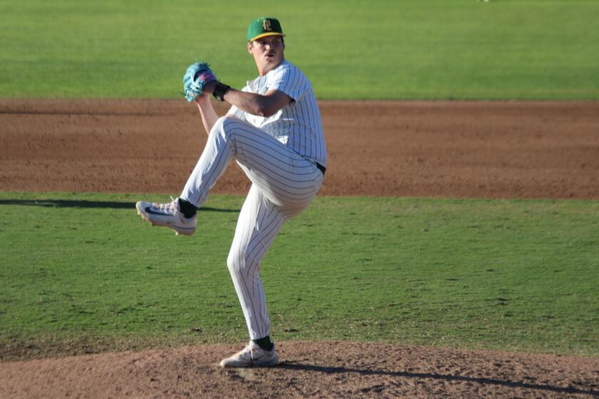Point Loma Nazarene closer James Sashin has 11 saves, which leads the nation in Division II.