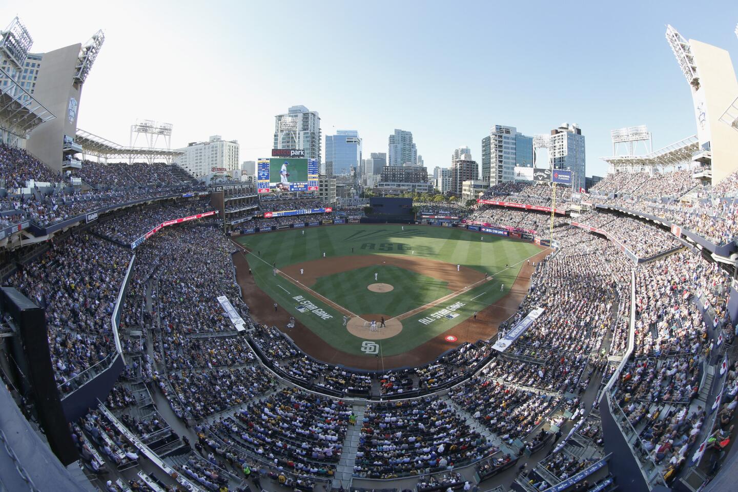 SAN DIEGO, CA - JULY 12: A view of the ball park during the 87th Annual MLB All-Star Game at PETCO Park on July 12, 2016 in San Diego, California. (Photo by Todd Warshaw/Getty Images) ** OUTS - ELSENT, FPG, CM - OUTS * NM, PH, VA if sourced by CT, LA or MoD **