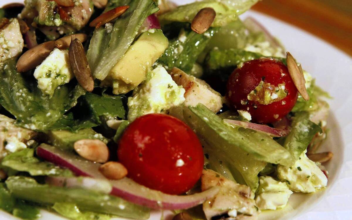 Bluewater Grill's chicken chopped salad