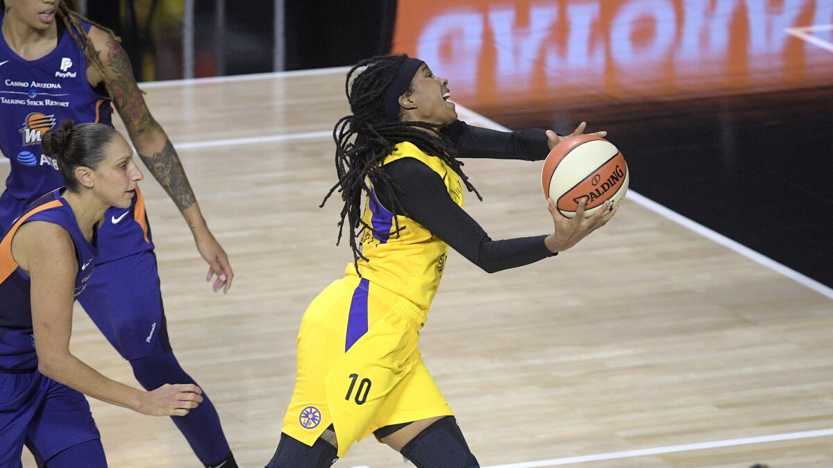 Sparks set 15-player training camp roster, waive Tierra Ruffin