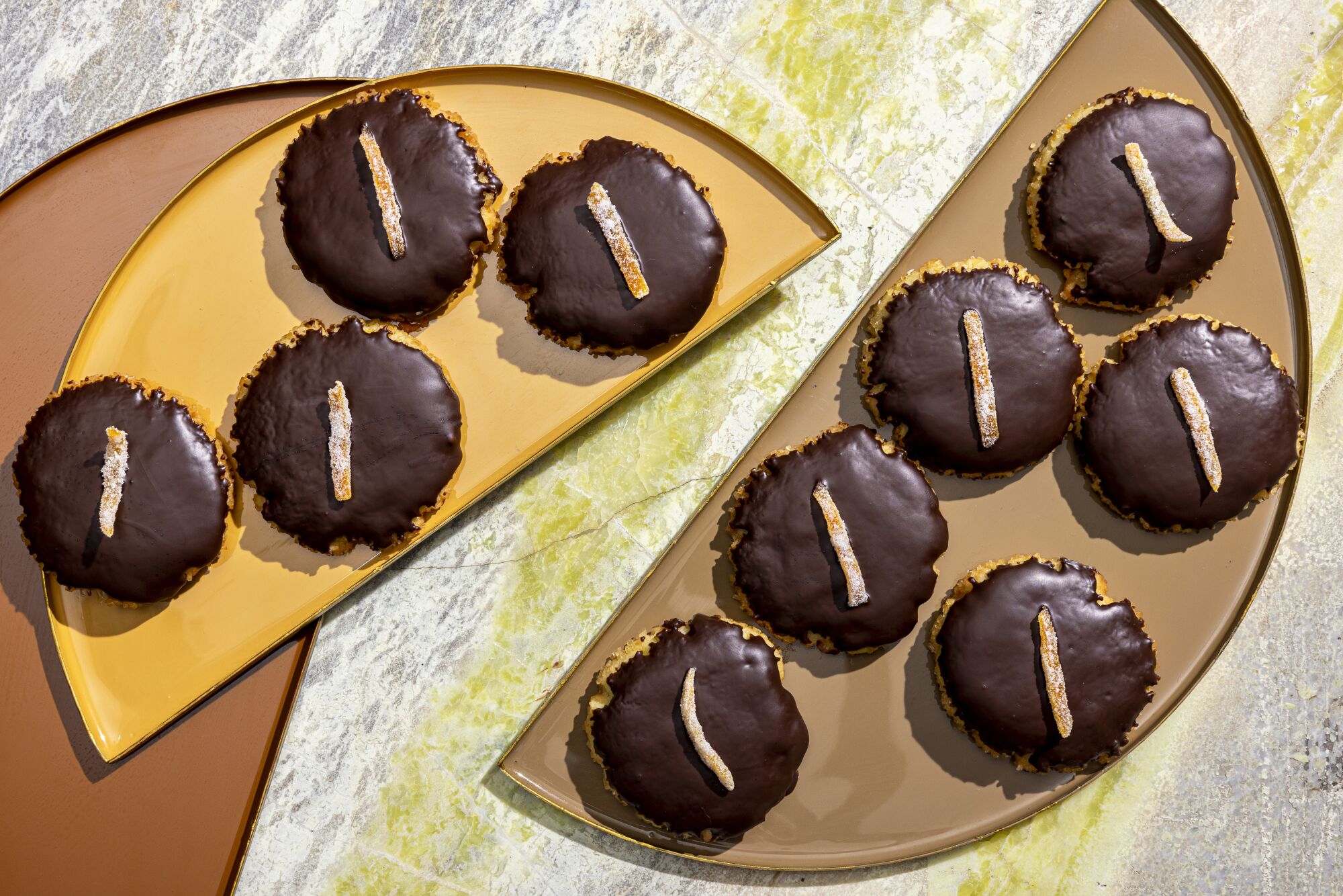 Vegan Spiked Orange and Chocolate Biscuits