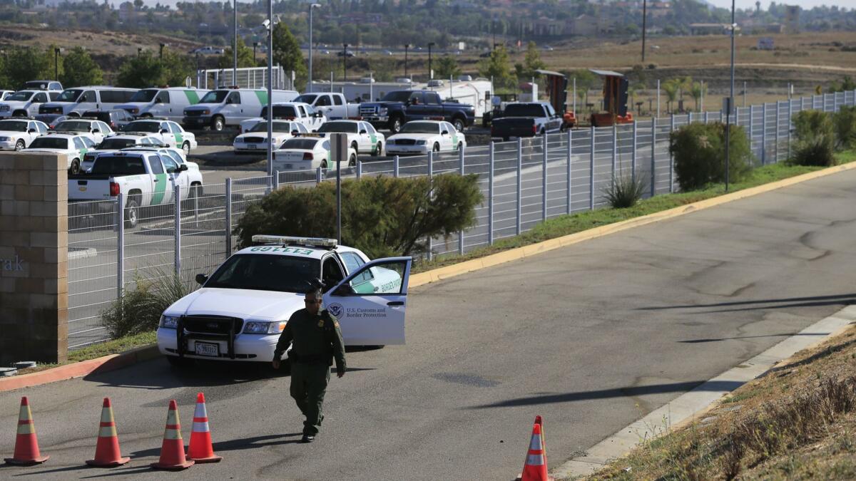 The Theodore L. Newton Jr. and George F. Azrak Border Patrol Station in Murrieta, pictured here in 2014.