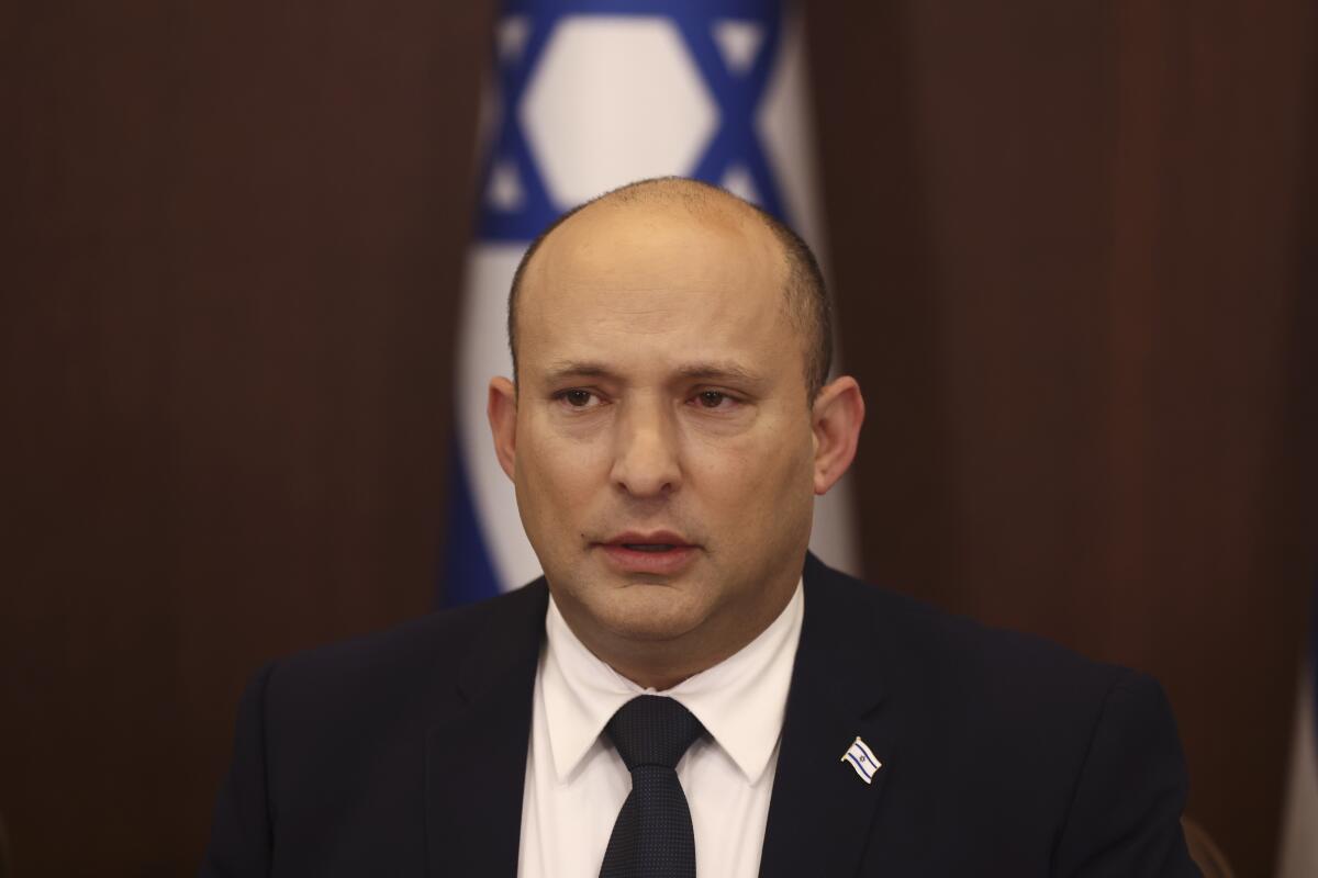 Israeli Prime Minister Naftali Bennett