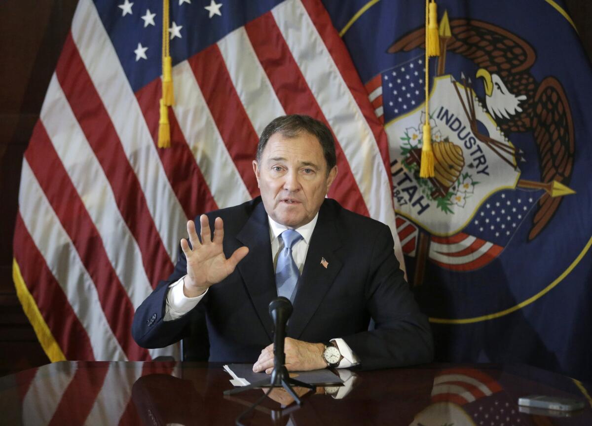 Utah Gov. Gary Herbert says a "fallback" method is necessary to ensure execution orders are followed.