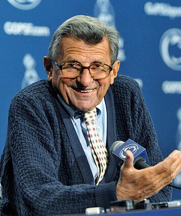 Joe Paterno in 2010