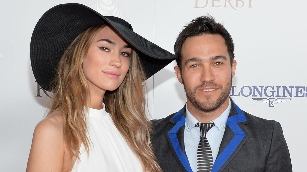 Meagan Camper, a model, and Pete Wentz, bassist and songwriter for Fall Out Boy, welcomed a son on Wednesday. It's his second child.