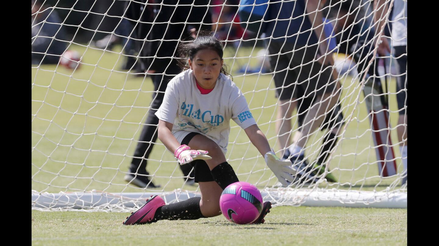 Photo Gallery: Costa Mesa Victoria vs. Costa Mesa Whittier in a girls’ soccer match at the Daily Pilot Cup