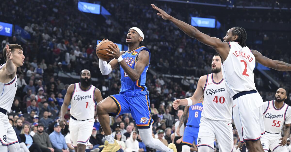 Clippers’ five-game winning streak ends in loss to Thunder Clippers’ five-game winning streak ends in loss to Thunder