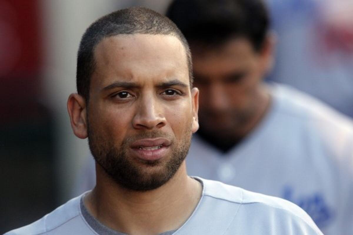 Former Dodgers first baseman James Loney reportedly received a three-year, $21-million contract from the Tampa Bay Rays on Friday.