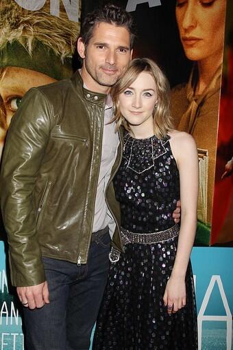 On-screen father and daughter Eric Bana and Saoirse Ronan team up on the red carpet to celebrate the New York premiere of their new movie, "Hanna." Ronan plays a child assassin in the film, trained to kill by her dear old dad, who happens to be a former CIA agent.