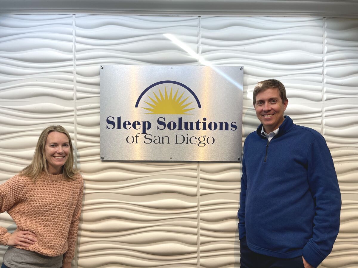 Melissa Brockett and Dr. Jeff Brockett own and manage Sleep Solutions of San Diego.