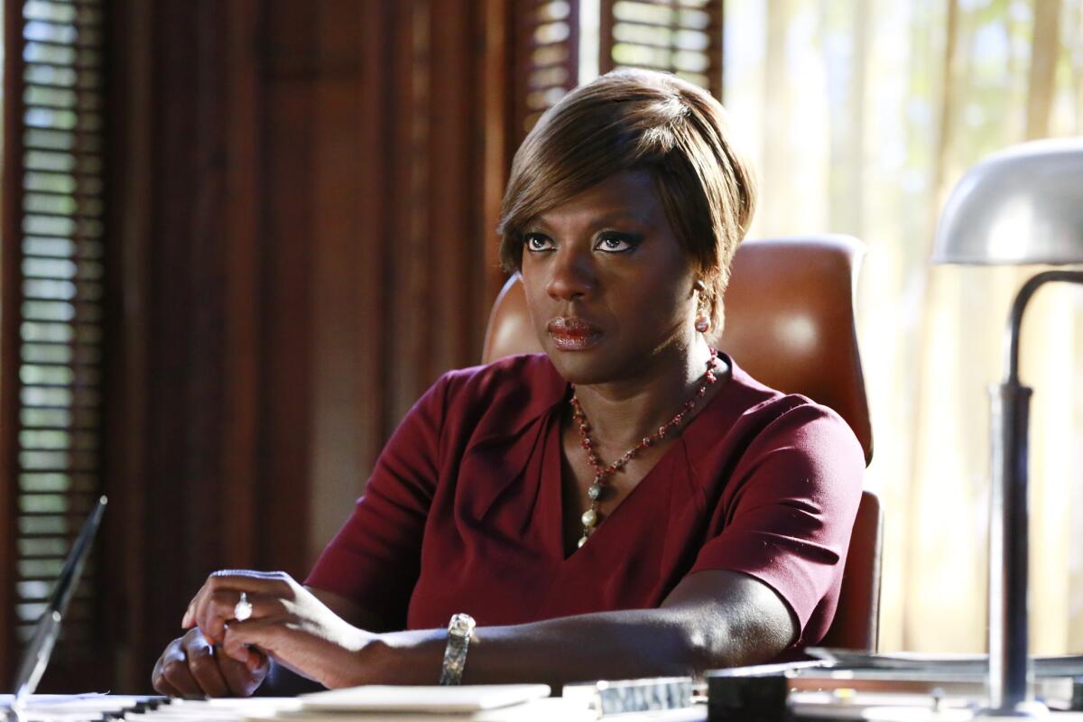 Viola Davis appears in a scene from "How To Get Away With Murder."
