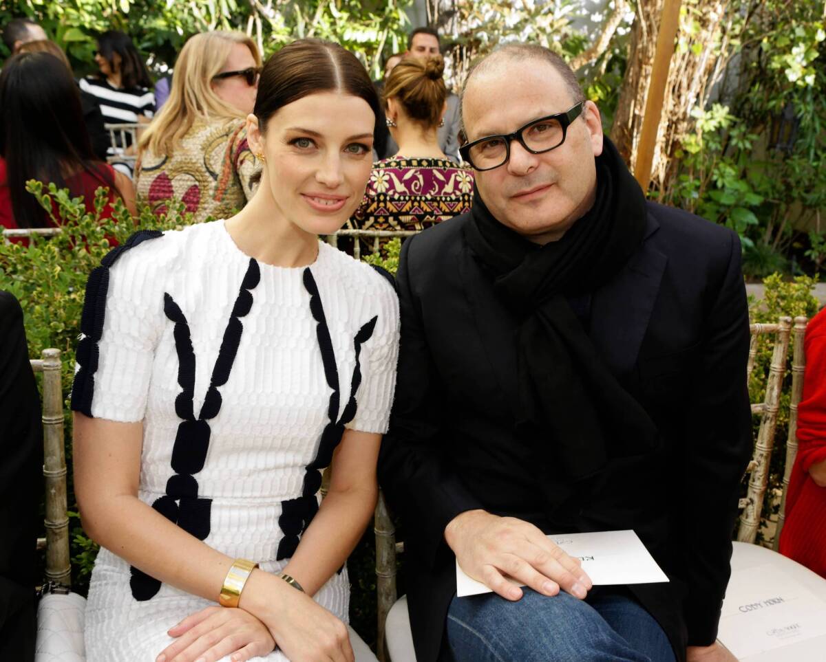 Actress Jessica Pare of "Mad Men" and designer Reed Krakoff.