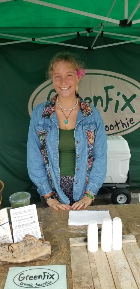 Brittyn Menzer of Green Fix Organic Smoothie