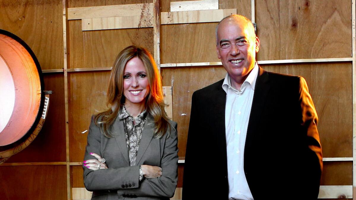 Fox Television Group's Dana Walden, left, and Gary Newman said they will take a “business as usual” approach to running the broadcast network and the production studio as the Disney deal is finalized.