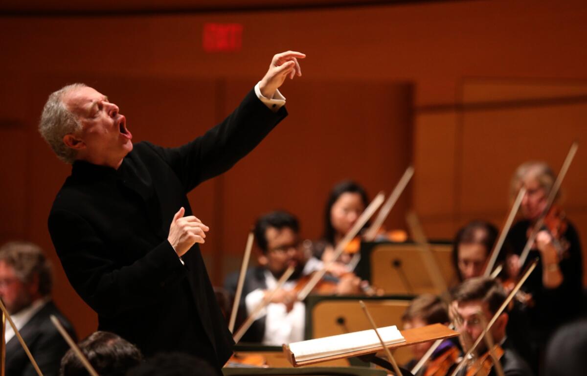 Pianist Andras Schiff conducts the Los Angeles Philharmonic and the Los Angeles Master Chorale who perform Haydn's, "Mass in the Time of War" at the Walt Disney Concert Hall.