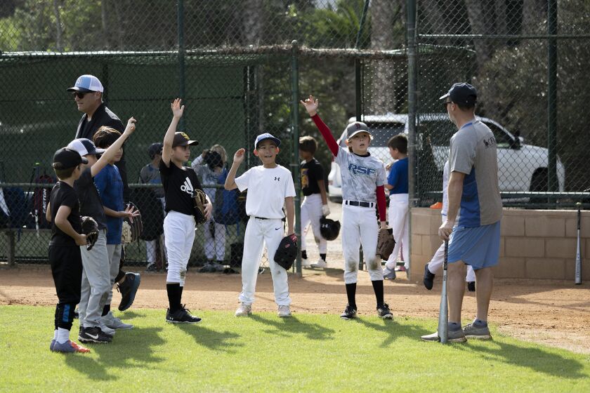 The RSF Little League offered a free baseball skills clinic in anticipation of the upcoming Spring season