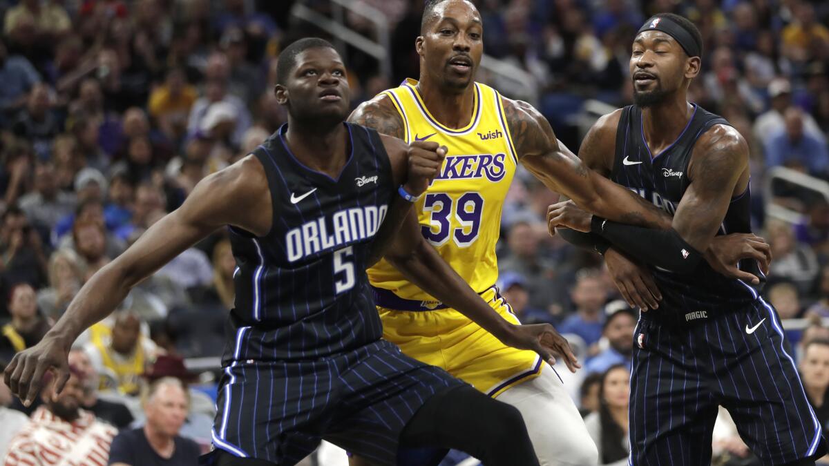 Dwight Howard dominates Magic as Lakers roll in Orlando