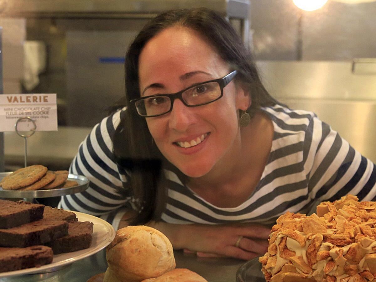 Valerie Gordon is the owner of Valerie At Grand Central Market, selling a variety of pastries, desserts, sandwiches and salads