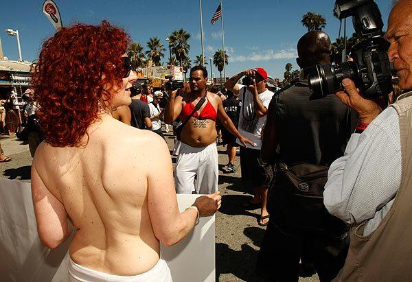 Venice Beach protest