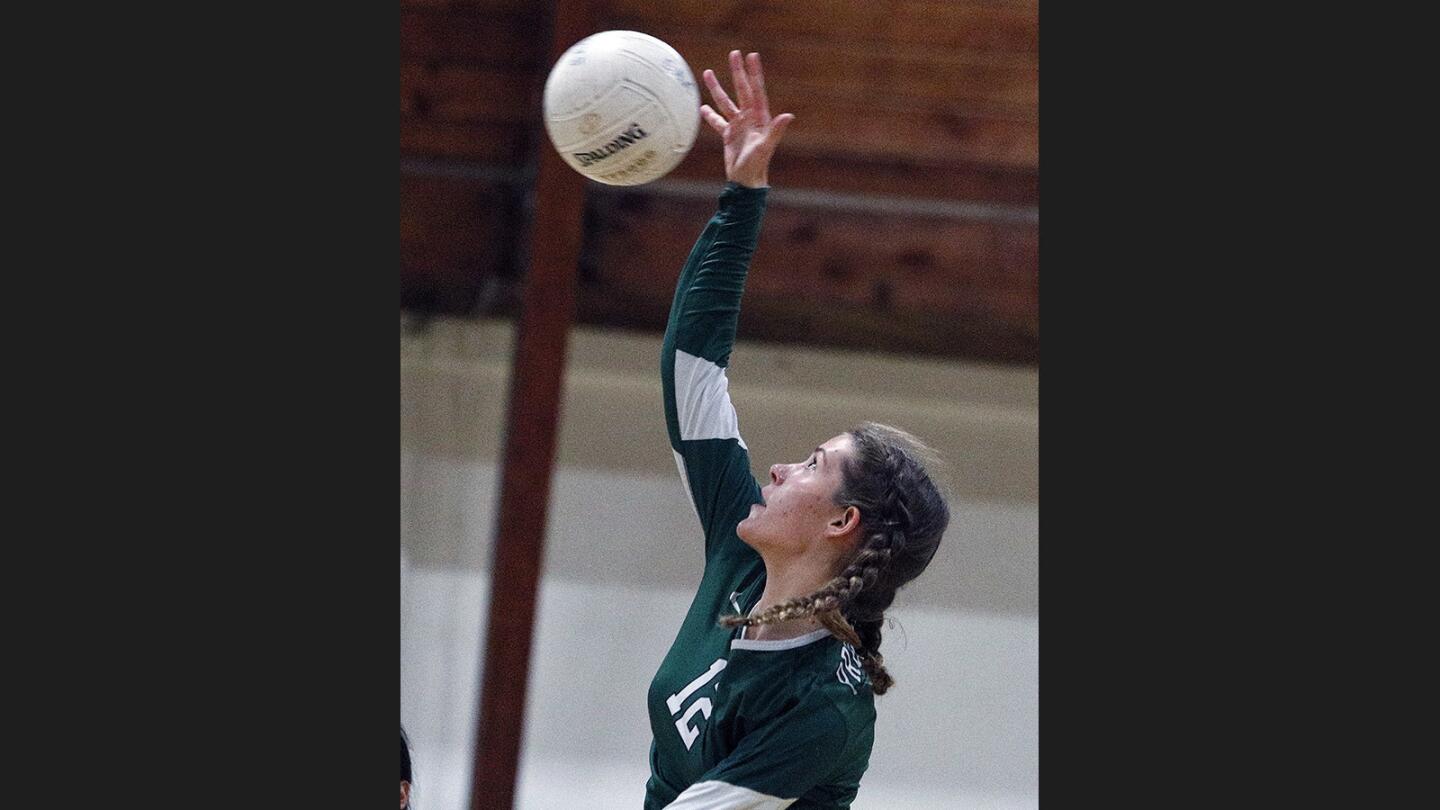 Photo Gallery: Glendale Adventist Academy vs. Providence in Liberty League girls' volleyball