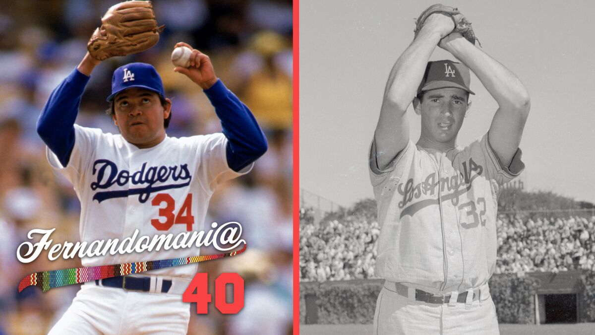 Fernando Valenzuela and Sandy Koufax