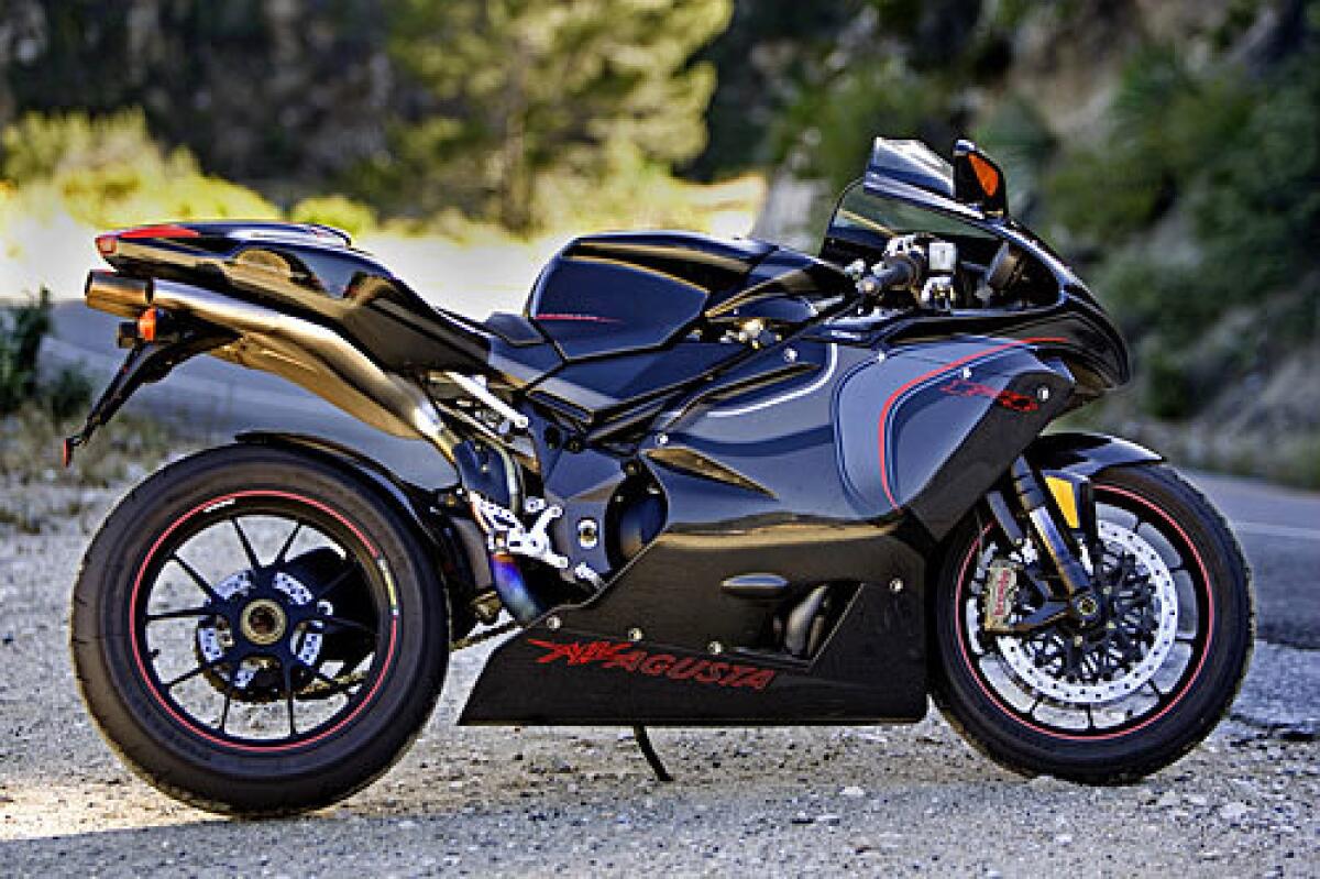 At $120,000, the MV Agusta F4CC is a rare breed of sport bike - Los Angeles  Times