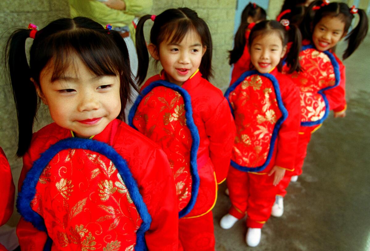 Take a cue from these kids, dressed all in red.