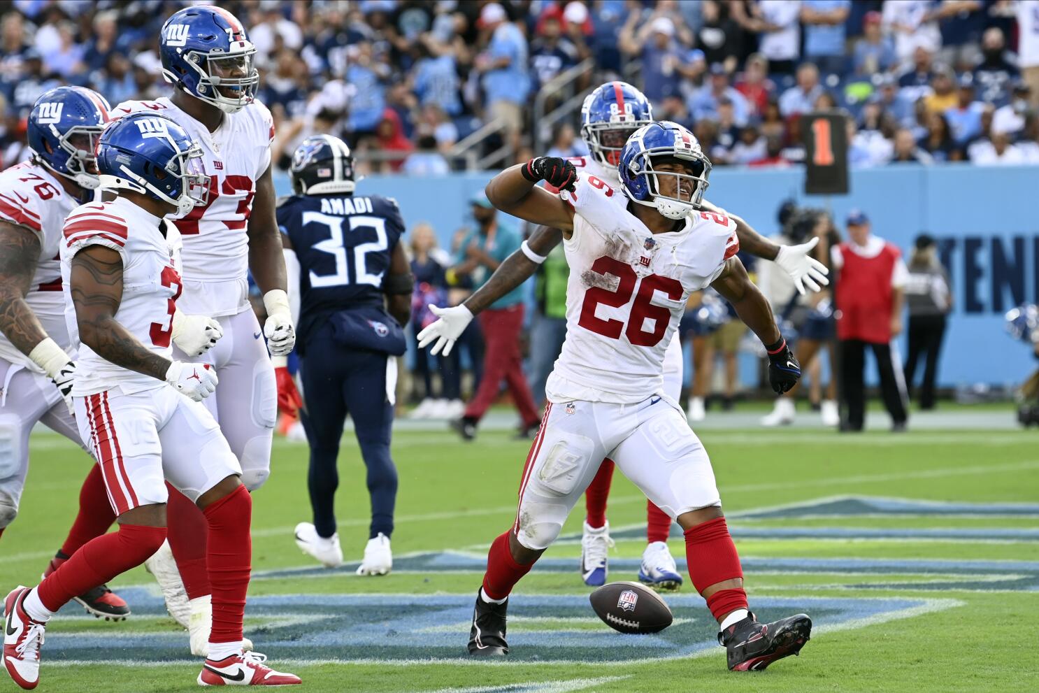 Giants' Barkley, Bills' Diggs among best bets to score - The San Diego  Union-Tribune