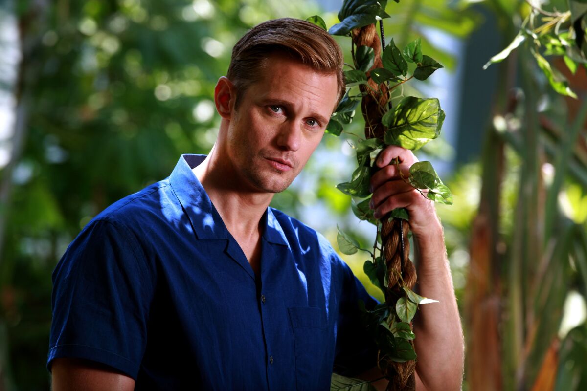 Alexander Skarsgård has his first leading role in a big-budget movie in "The Legend of Tarzan," opening this weekend.