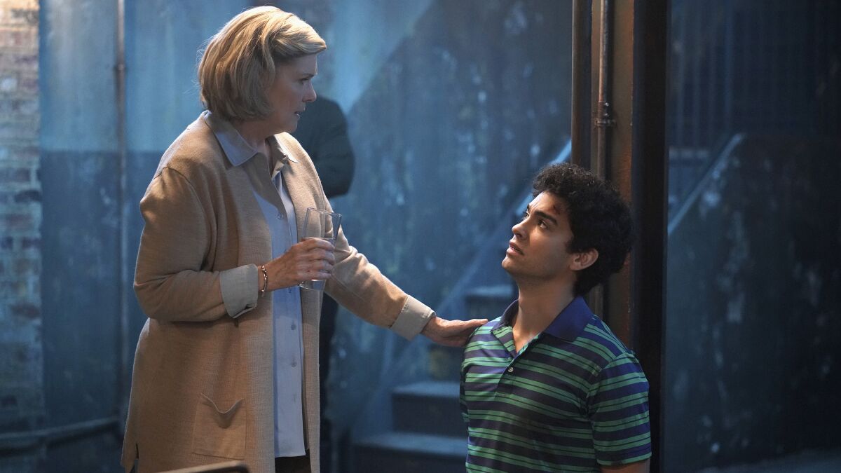 Debra Monk and Davi Santos in "Tell Me a Story" on the CW.