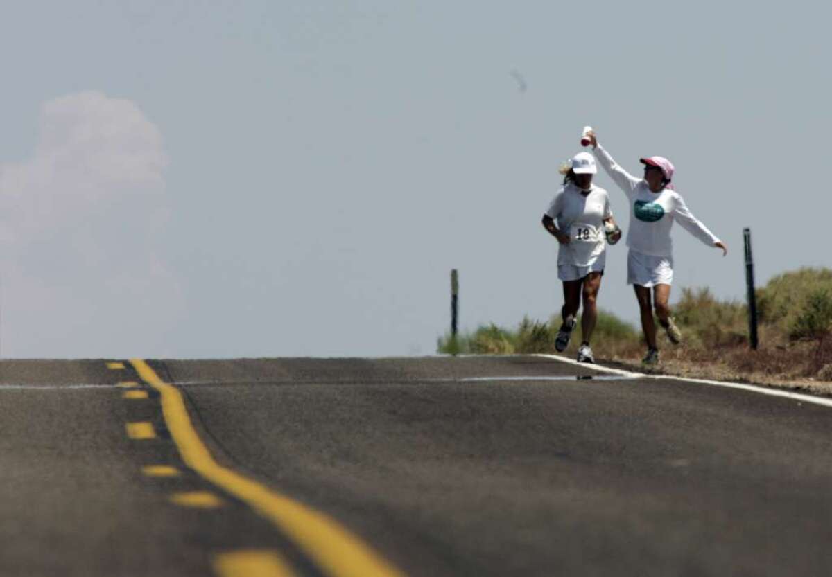 The Badwater Ultramarathon goes through Death Valley. Researchers want to study long-long-distance runners.