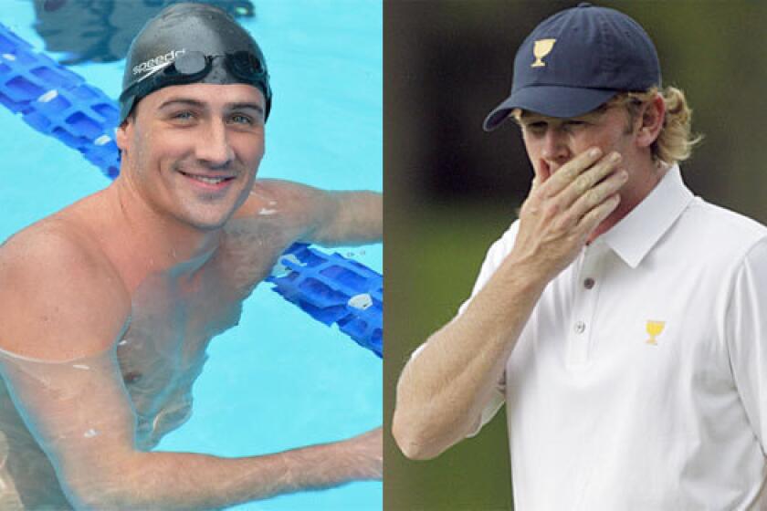 Swimmer Ryan Lochte and golfer Brandt Snedeker have had some bad luck regarding injuries.