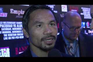 Manny Pacquiao post fight interview