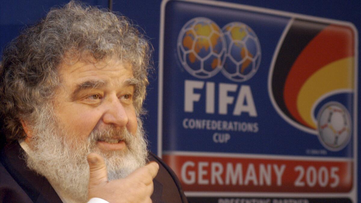 Chuck Blazer, the former general secretary of CONCACAF, attends a news conference in Frankfurt, Germany, in February 2005.