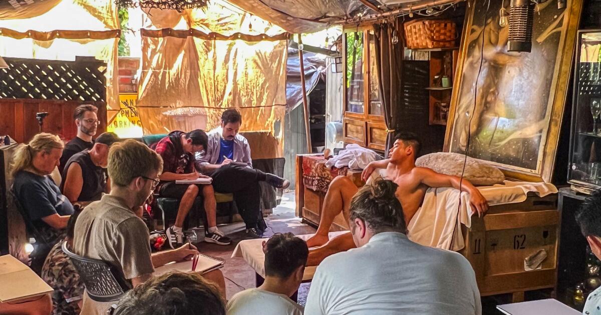 Cours de dessin, habillés et nus, dans toute la région de Los Angeles