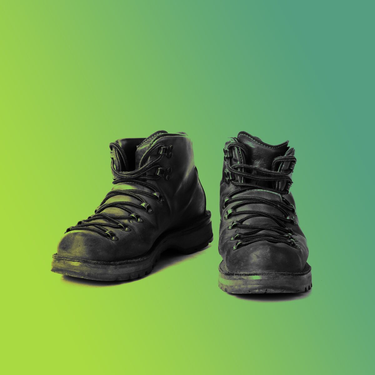 An illustration of hiking boots.