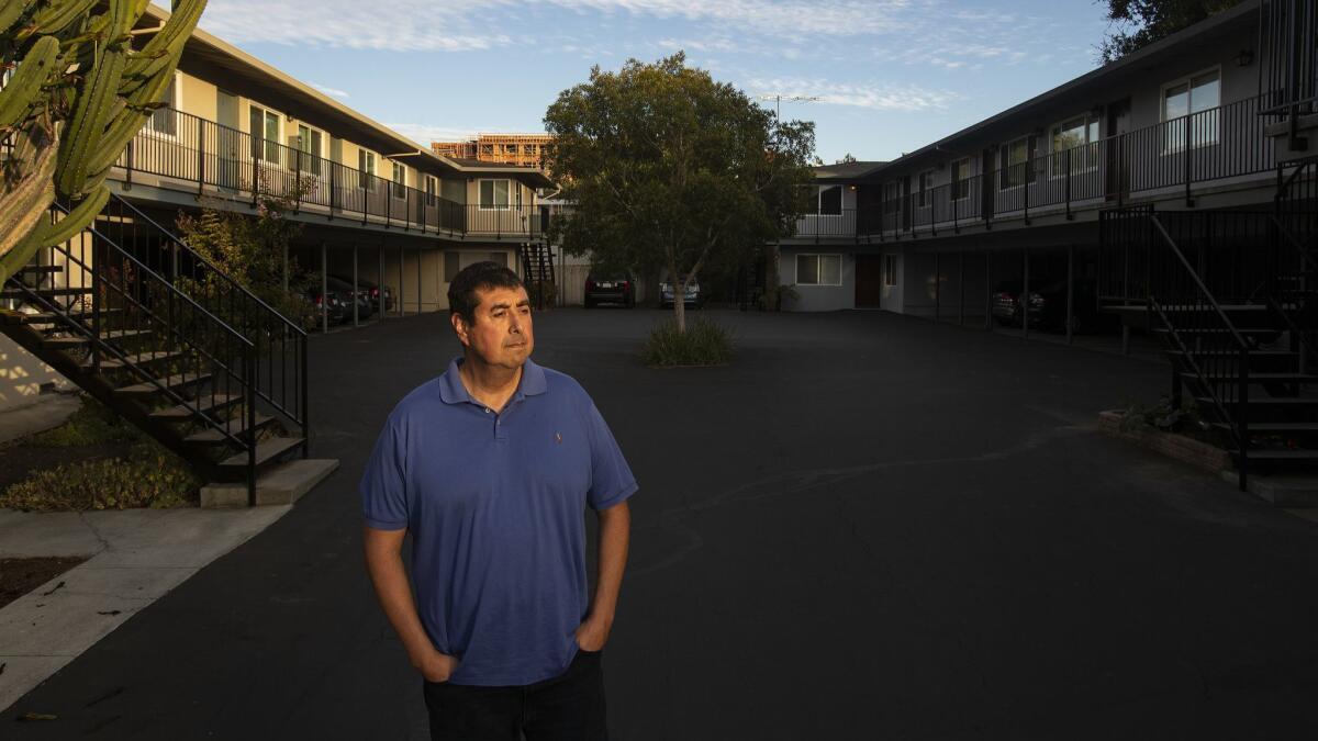 Martin Cortez of Mountain View credits the rent control measure with helping him afford to stay in his apartment.