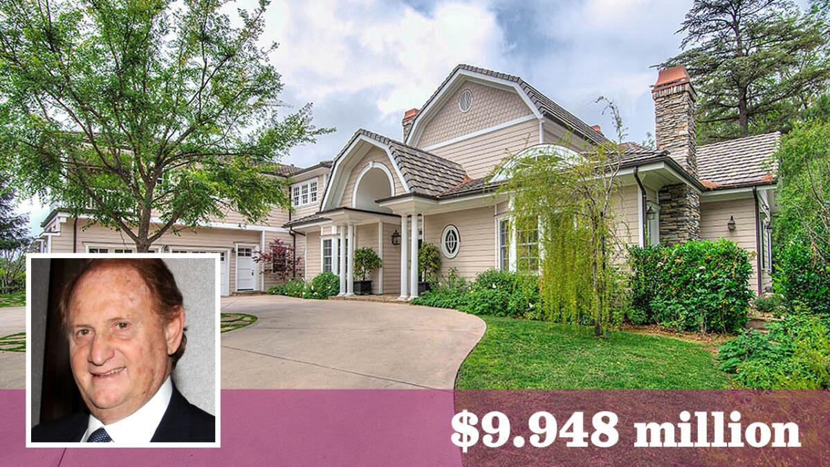 Hollywood filmmaker Mike Medavoy has sold his home behind gates in Beverly Hills for $9.948 million.