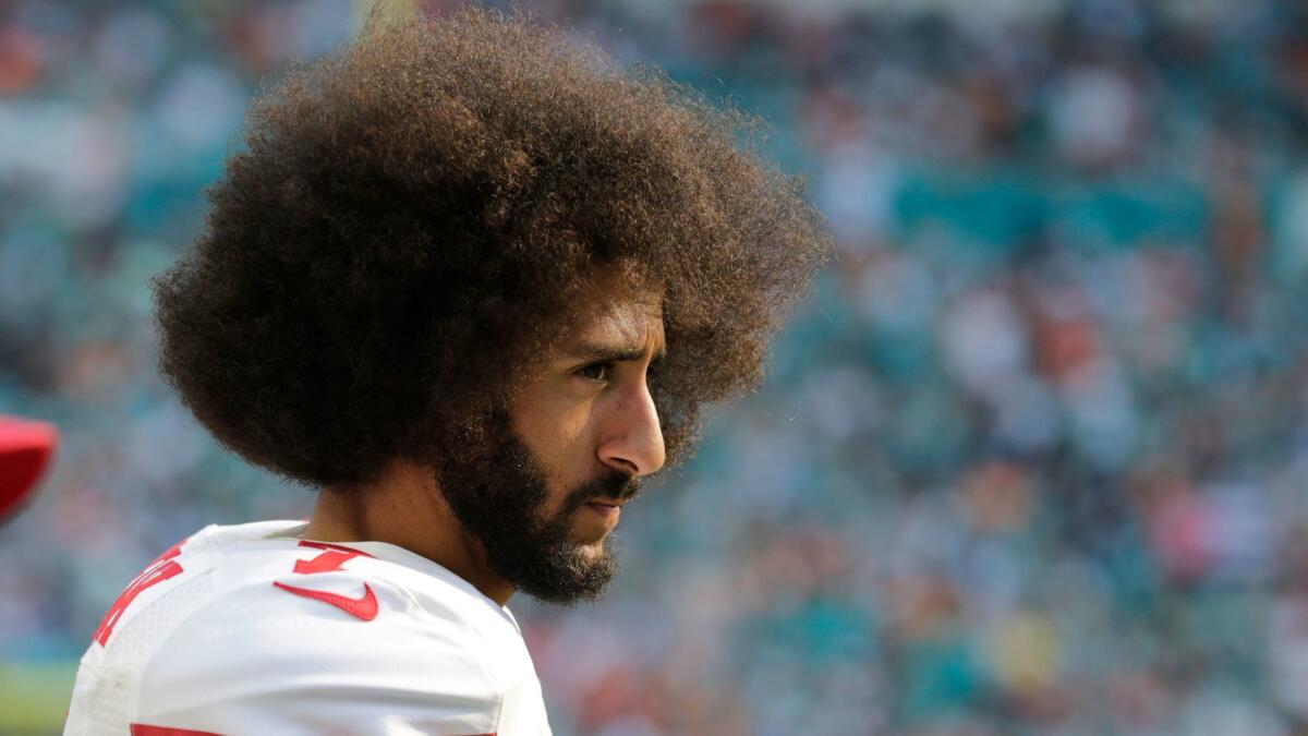 Colin Kaepernick is a free agent after playing for the San Francisco 49ers all six of his NFL seasons.