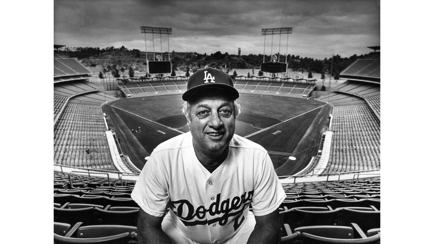 Hall of Fame manager Tommy Lasorda memorialized during service at