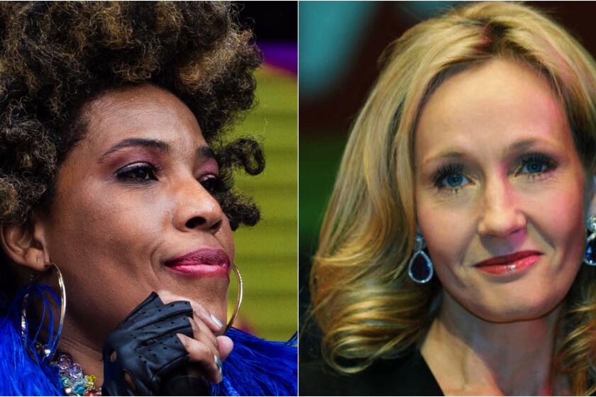 Macy Gray, left and J.K. Rowling.