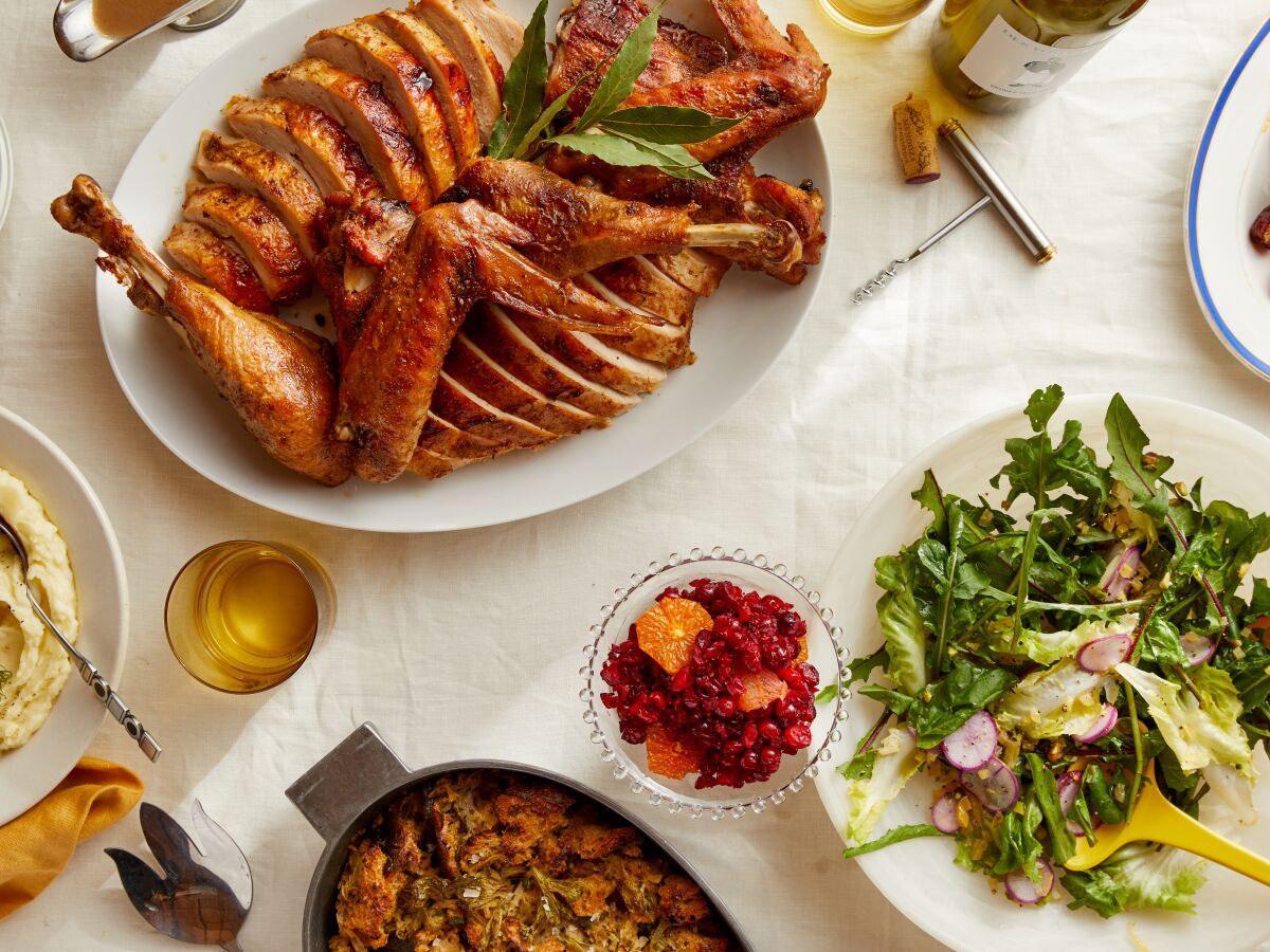 Fresh and vibrant Thanksgiving recipes from cookbook author and recipe developer Andy Baraghani.