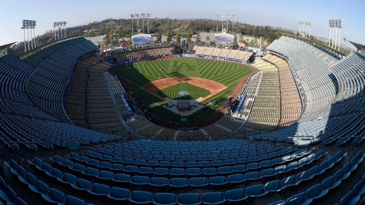 The least expensive ticket to a Sunday game at Dodger Stadium is $21.