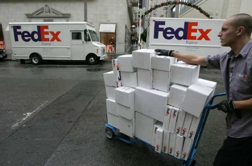 FedEx deliveries