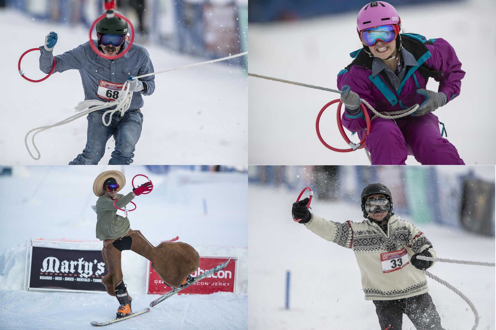 Part Ski Racing, Part Rodeo, Skijoring Might Be the Wildest Snow Sport Out  There