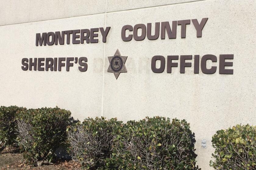 The Monterey County Sheriff's Office building in Salinas. (Tom Wright - Monterey Herald)