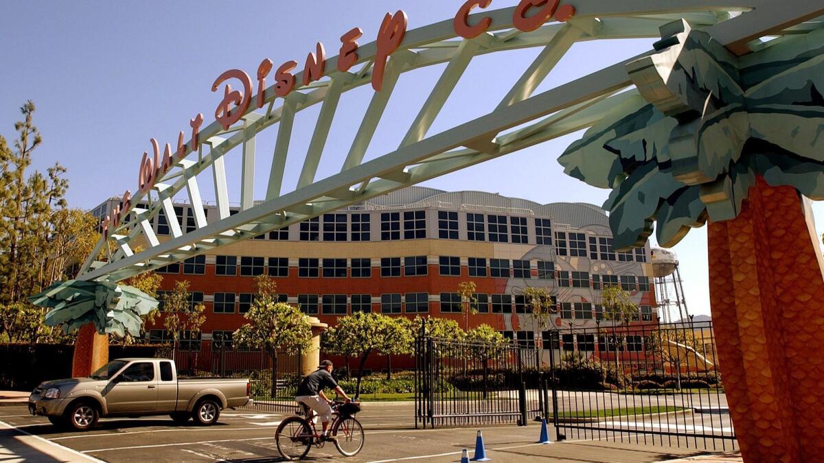 Walt Disney Co. headquarters in Burbank.